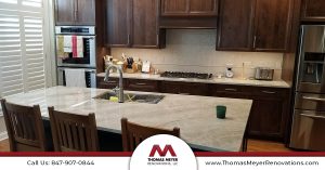 Kitchen Island with Sink and Seating - Thomas Meyer Renovations